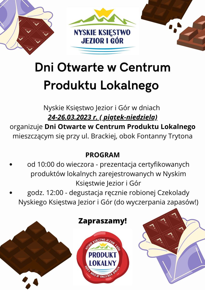 Informacje o dniach otwartych